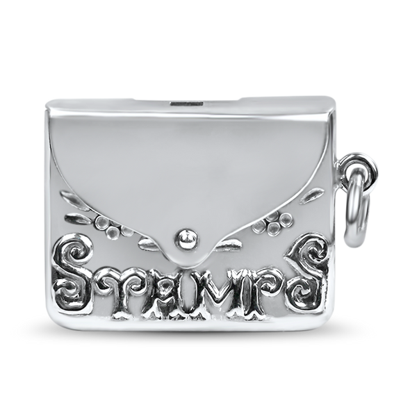 PAGE Estate Pendant Estate Sterling Silver Stamp Holder Pendant