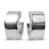 PAGE Estate Earring Estate Sterling Silver Thick Huggie Earrings