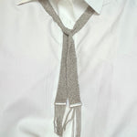PAGE Estate Necklaces and Pendants Estate Sterling Silver Woven Scarf-Style Necklace