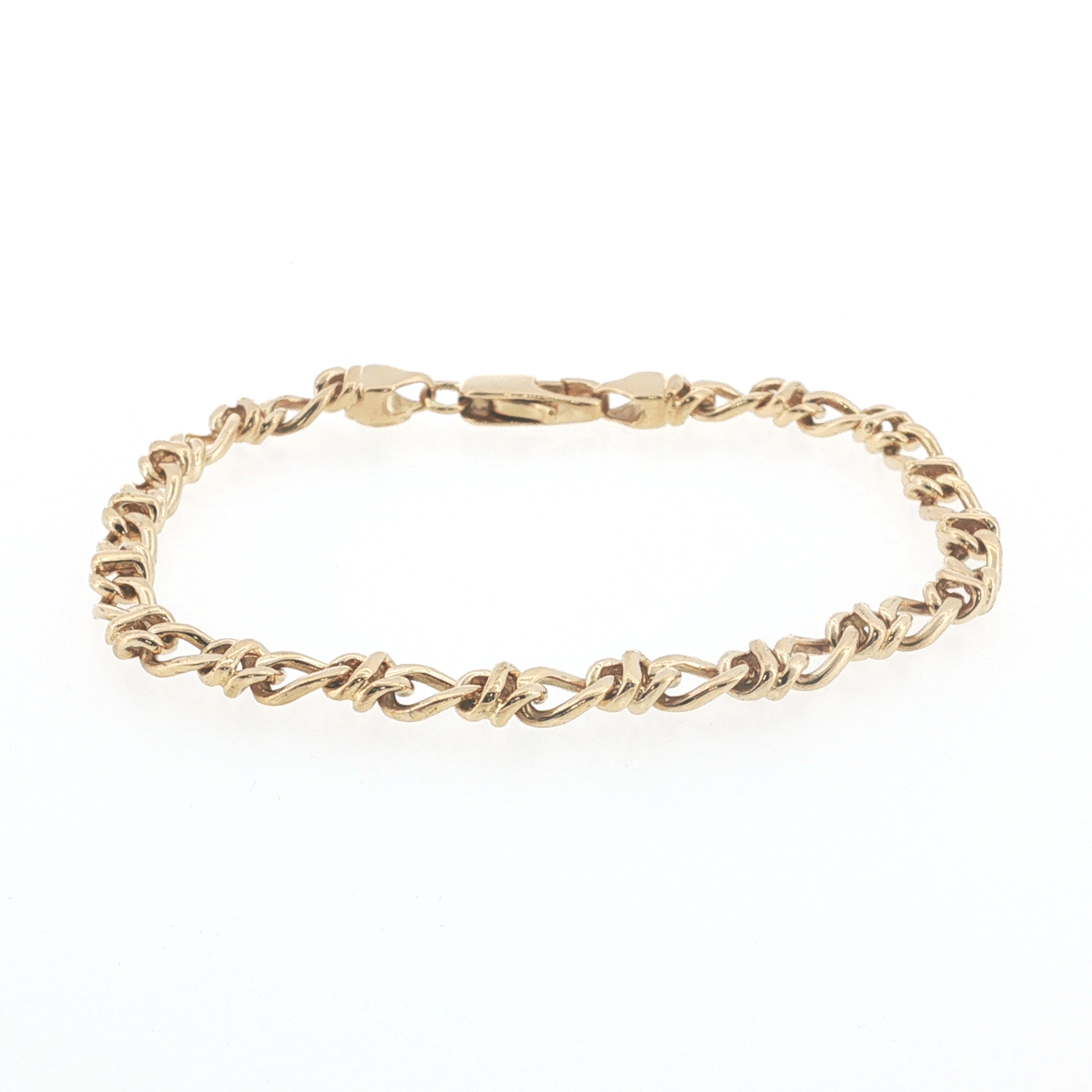 PAGE Estate Bracelets Estate Tiffany & Co. 18K Yellow Gold Figaro Chain Bracelet