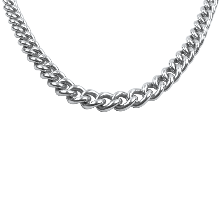Estate Waldemar Style Sterling Silver Watch Chain 15.5