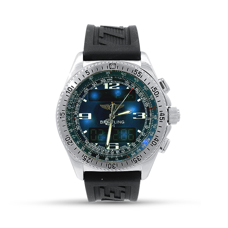 PAGE Estate Watch Pre-Owned Breitling Stainless Steel Professional B-1 Watch (A68362)