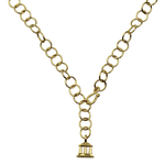 PAGE Estate Necklaces and Pendants Temple St. Clair Estate 18k Yellow Gold Classic Round Link Chain 24"