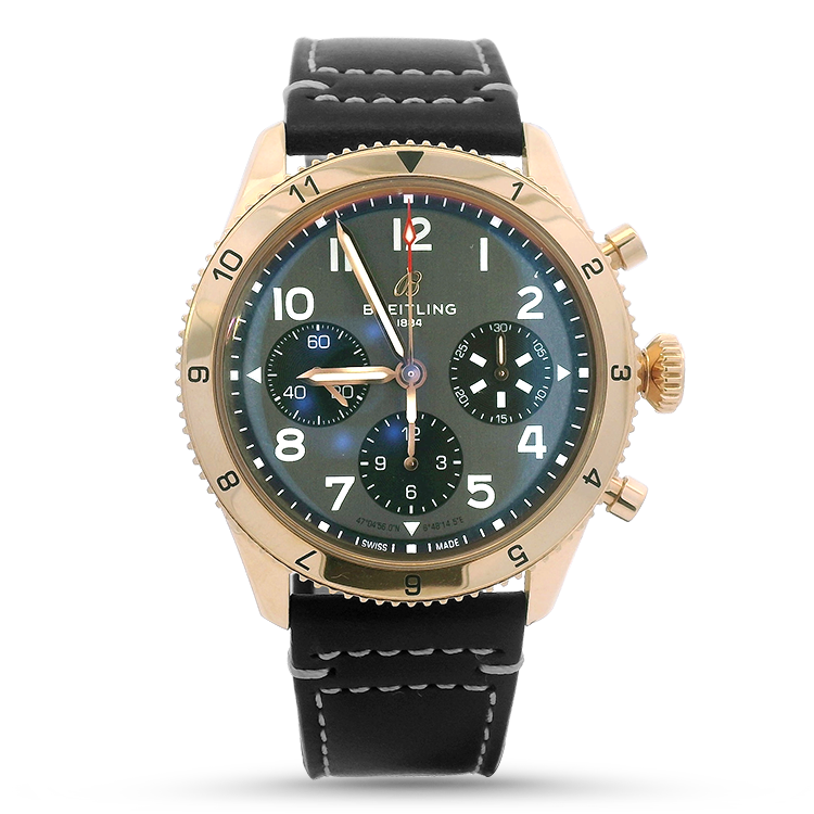 Pre-Owned Breitling Watch Pre-Owned Breitling Classic AVI Chronograph, 42mm (R233801A1B1X1)