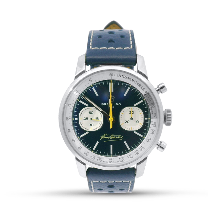 Pre-Owned Breitling Watch Pre-Owned Breitling Top Time B01 Gino Bartali 41mm Watch (AB01767A1C1X1)