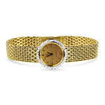 Pre-Owned Omega Watch Estate 14k Yellow Gold Omega Diamond Watch