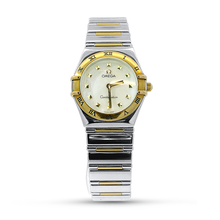 Pre-Owned Omega Watch Pre-Owned Omega Stainless Steel & 18K Yellow Gold Constellation Watch (795.1203)