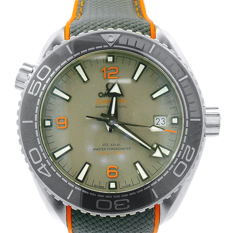 Pre-Owned Omega Watch Pre-Owned Omega Titanium Planet Ocean 600M Watch (215.92.44.21.99.001)