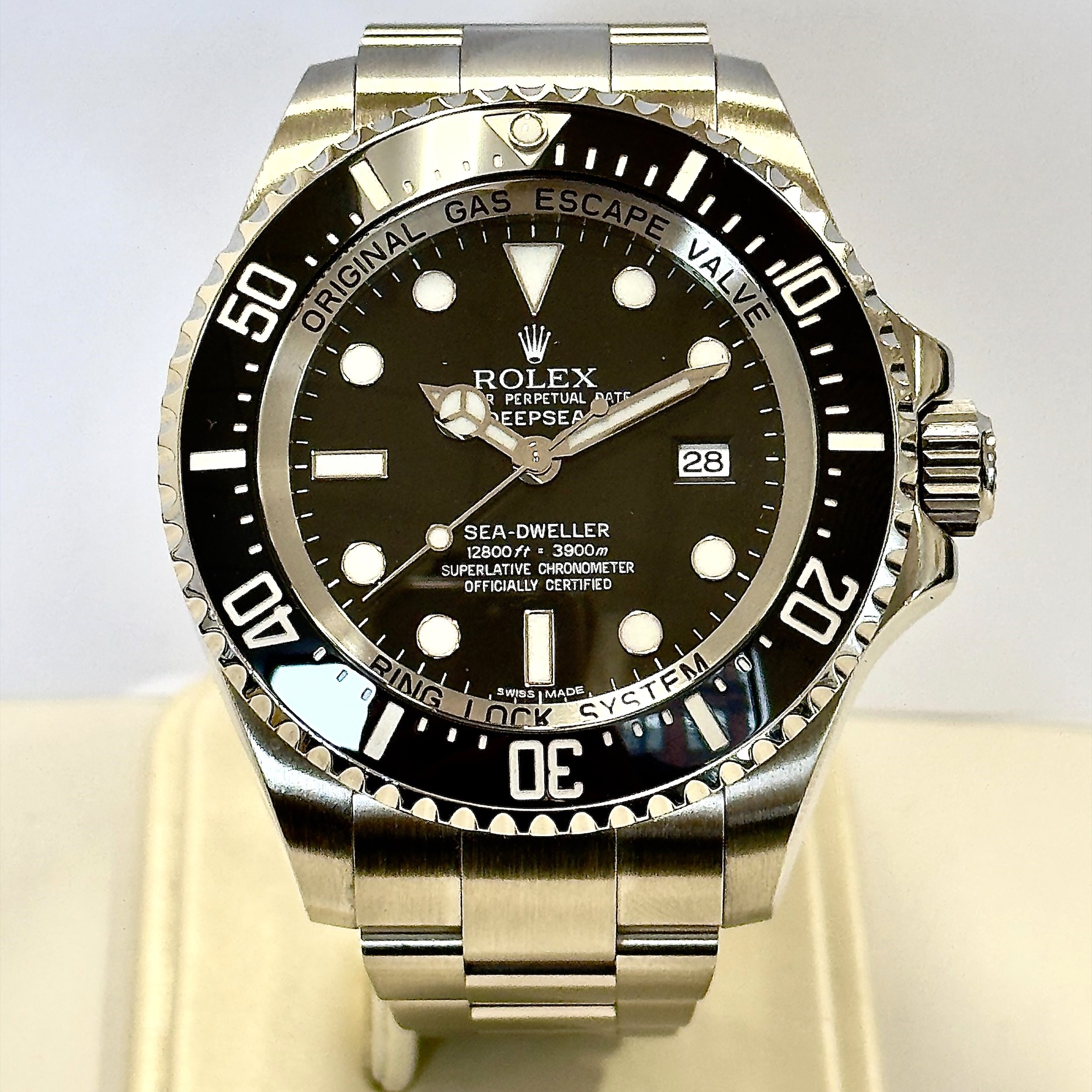 Pre-Owned Rolex Watch Pre-Owned Rolex Stainless-Steel Deepsea Sea-Dweller 44