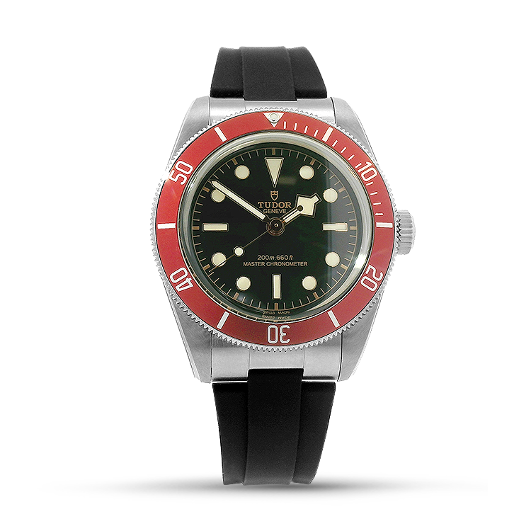 Pre-Owned Tudor Watch Pre-Owned TUDOR Black Bay, 41mm, Black Dial, Rubber Strap (M7941A1A0RU-0002)
