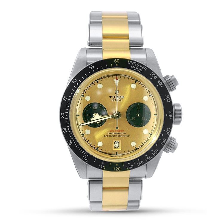 Pre-Owned Tudor Watch Pre-Owned TUDOR Black Bay Chrono S&G 41mm Case, Champagne Dial (M79363N-0007)