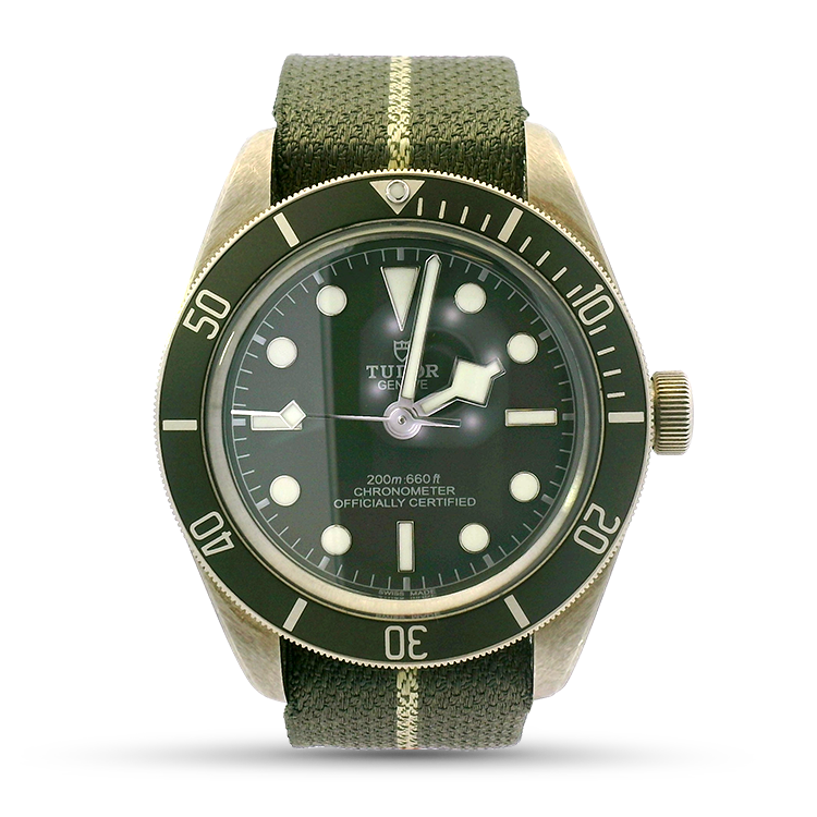 Pre-Owned Tudor Watch Pre-Owned TUDOR Black Bay Pro 39mm Case, Black Dial, Fabric Strap (M79470-0002)