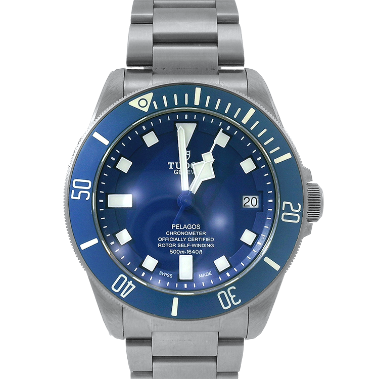 Pre-Owned Tudor Watch Pre-Owned TUDOR Pelagos 42mm, Blue Dial,Titanium (M25600TB-0001)