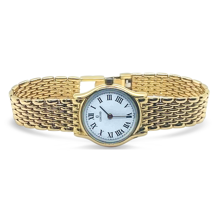 Pre-Owned Watch Watch Pre-owned 18k Yellow Gold Concord Wristwatch
