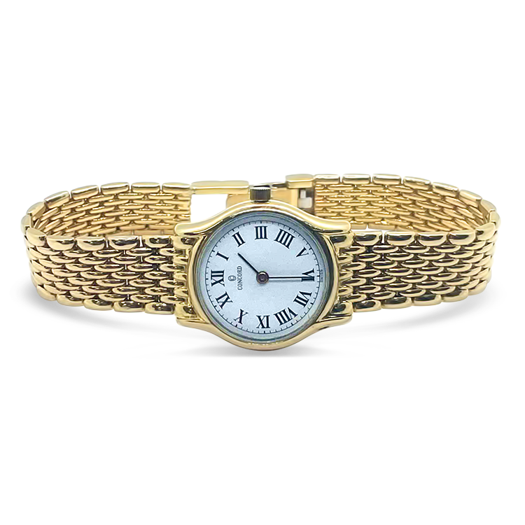 Concord quartz 2025 gold watch
