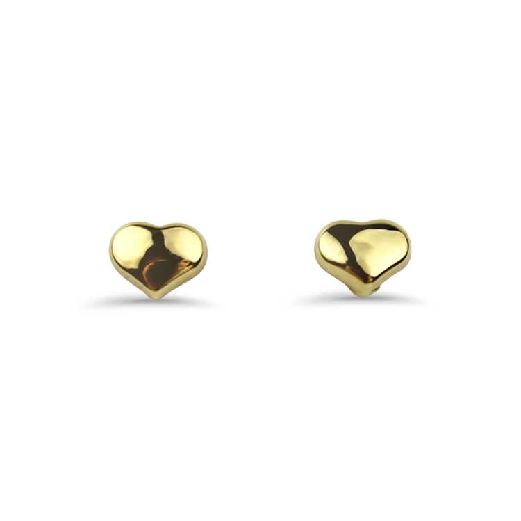 Roberto Coin Earring 18k Yellow Gold Roberto Coin Heart Earrings