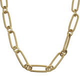 Roberto Coin Necklaces and Pendants Roberto Coin 18K Yellow Gold 17.5" Oval Link Necklace