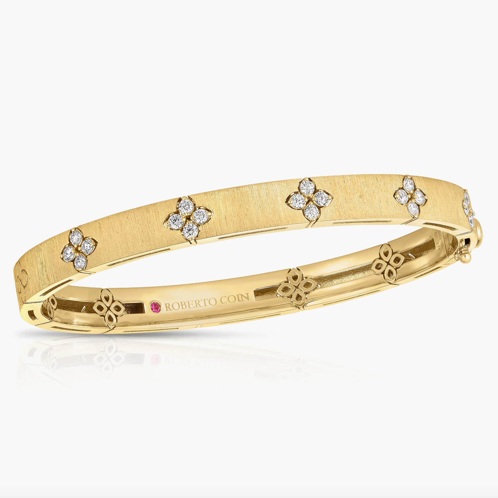 Roberto Coin Bracelet Roberto Coin 18k Yellow Gold Love in Verona Bangle Bracelet