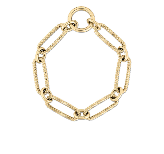 Roberto Coin Bracelet Roberto Coin 18K Yellow Gold Oro Classic Link Bracelet