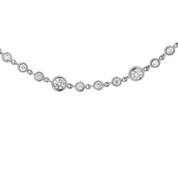 Roberto Coin Estate 18k White Gold Diamonds by the Yard Necklace