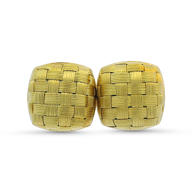 Roberto Coin Earrings Roberto Coin Estate Appassionata 18K Yellow Gold Earrings