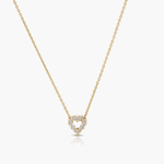 Roberto Coin Necklaces and Pendants Roberto Coin Tiny Treasures 18k Yellow Gold Reversible Ruby and Diamond Heart Necklace