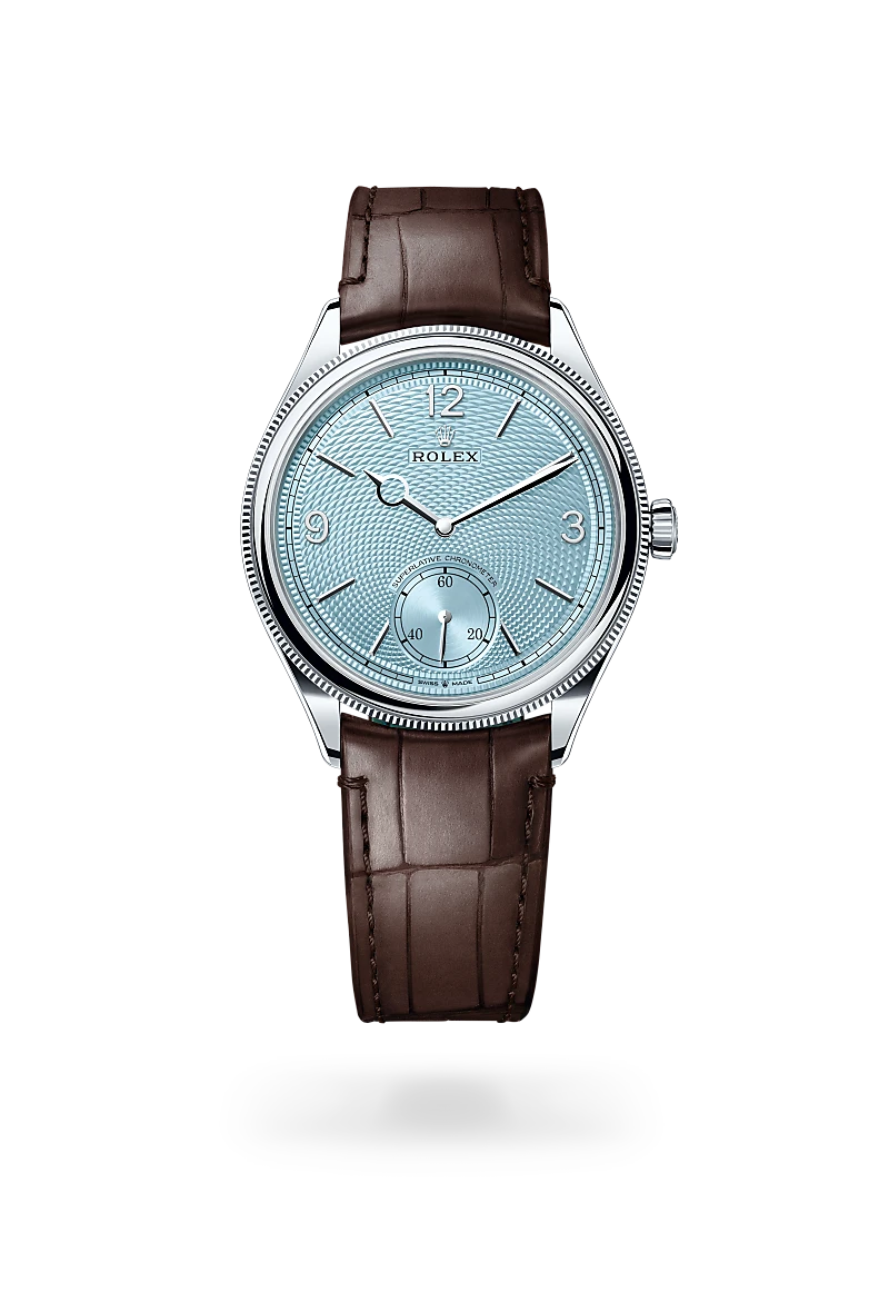Rolex  1908 in 39 mm, platinum, polished finish
