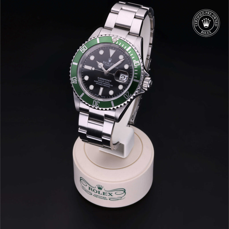 Rolex Certified Pre-Owned Watch F116232: Oyster Perpetual Submariner Date M16610LV-0002
