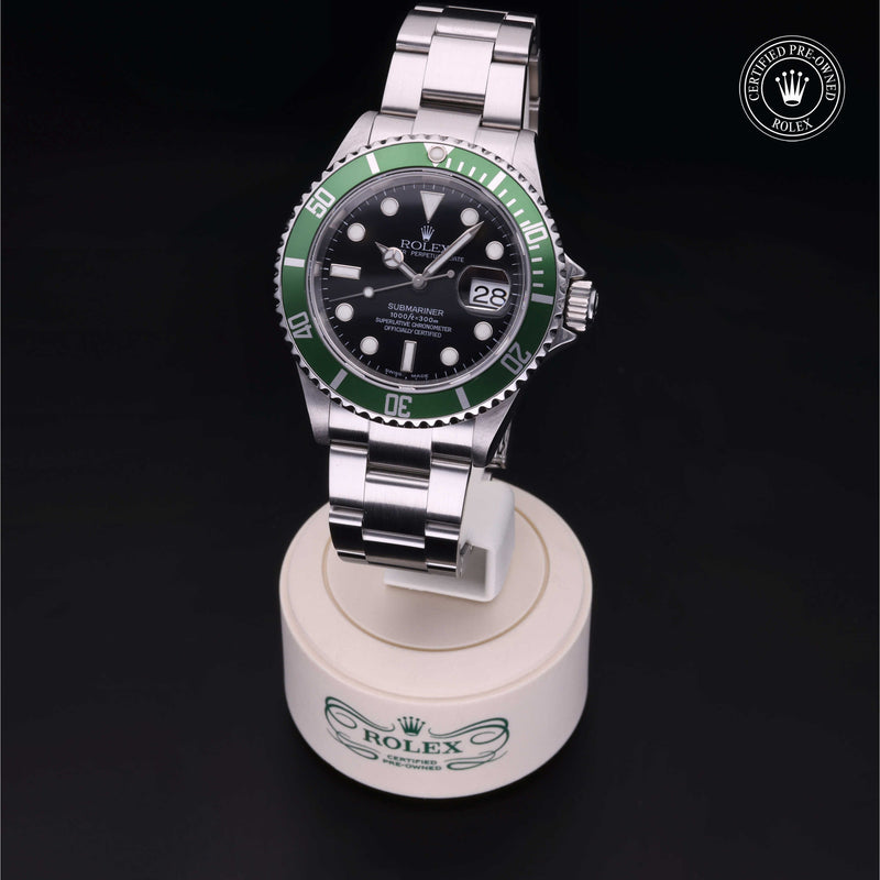 Rolex Certified Pre-Owned Watch F116232: Oyster Perpetual Submariner Date M16610LV-0002