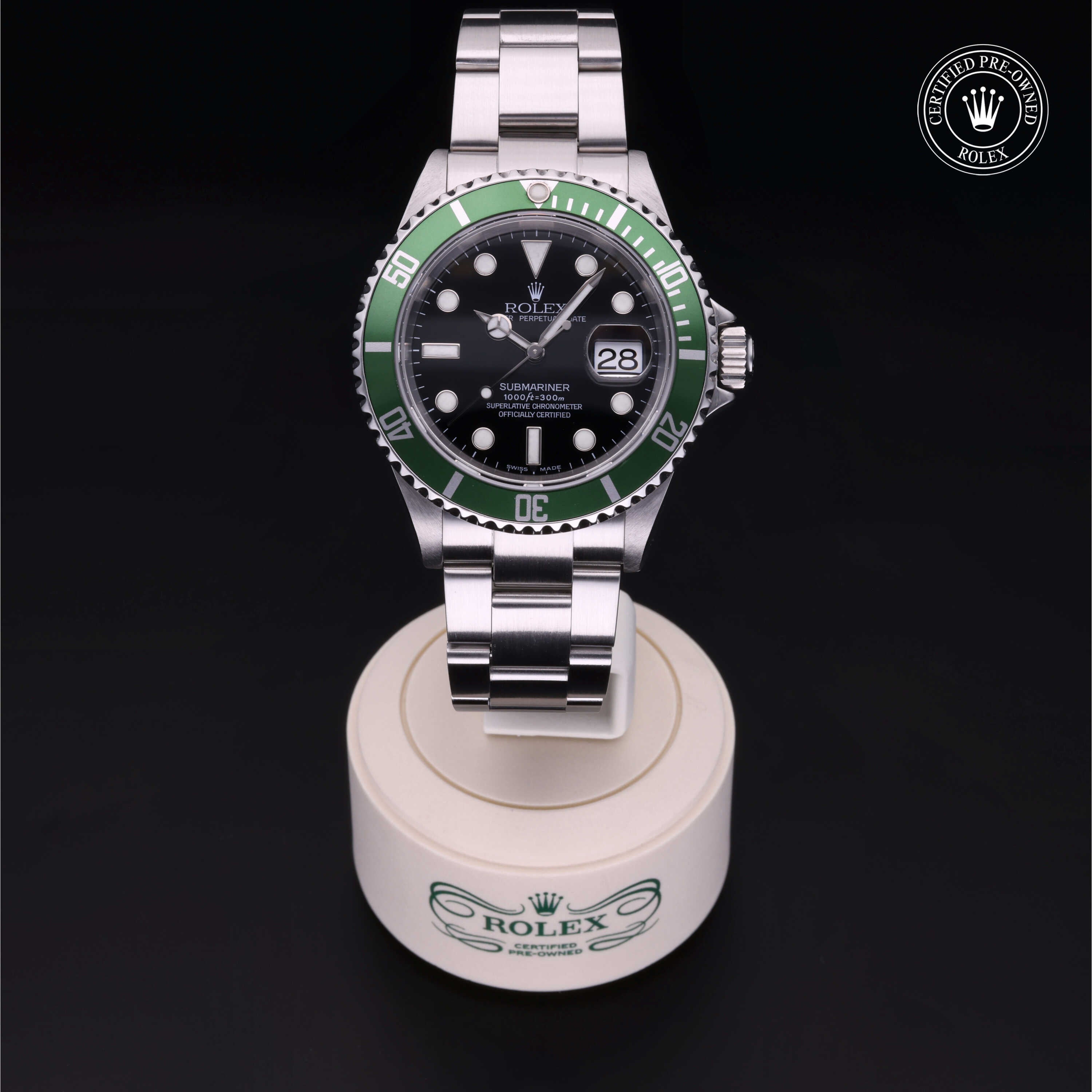 Rolex Certified Pre-Owned Watch F116232: Oyster Perpetual Submariner Date M16610LV-0002