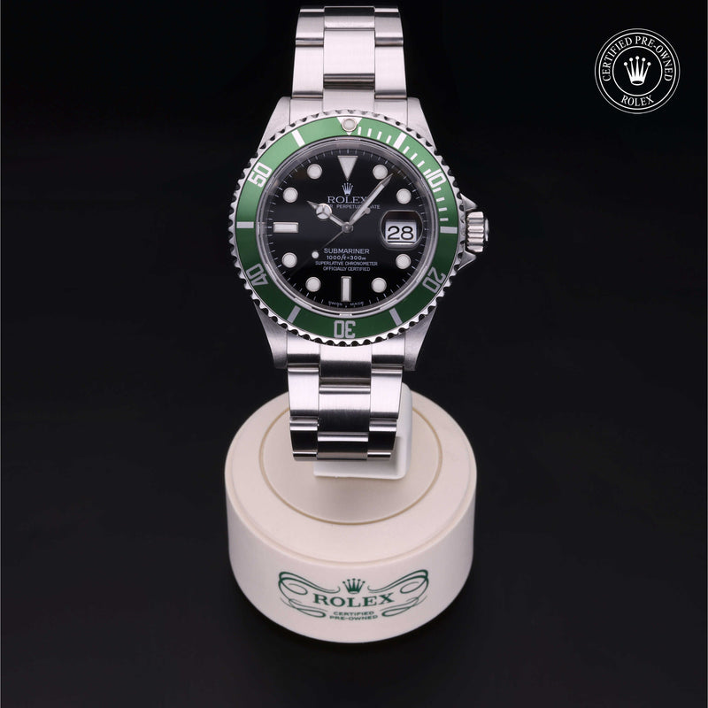 Rolex Certified Pre-Owned Watch F116232: Oyster Perpetual Submariner Date M16610LV-0002