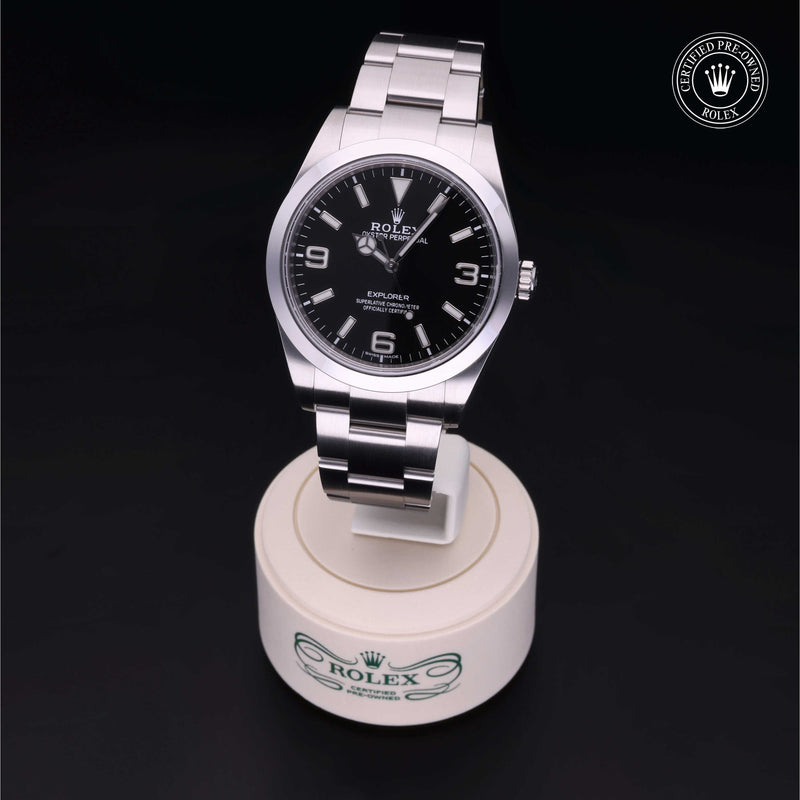 Rolex Certified Pre-Owned Watch L0199442: Oyster Perpetual Explorer 39 M214270-0003