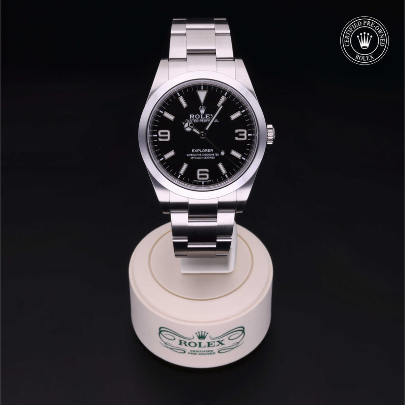 Rolex Certified Pre-Owned Watch L0199442: Oyster Perpetual Explorer 39 M214270-0003