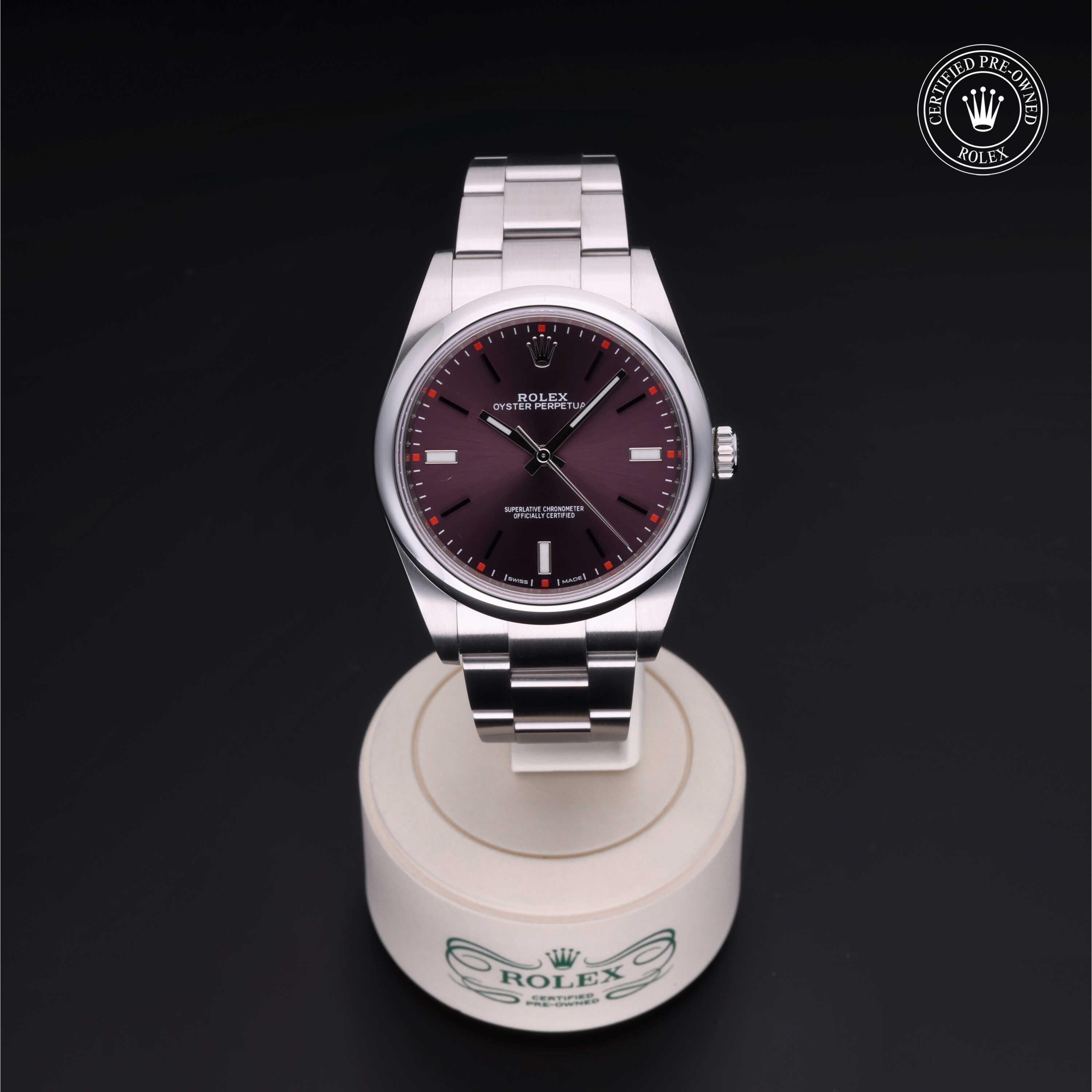 Rolex Certified Pre-Owned Watch Oyster Perpetual 39