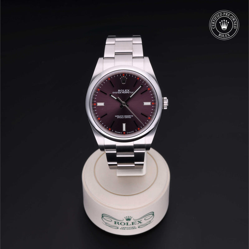 Rolex Certified Pre-Owned Watch Oyster Perpetual 39