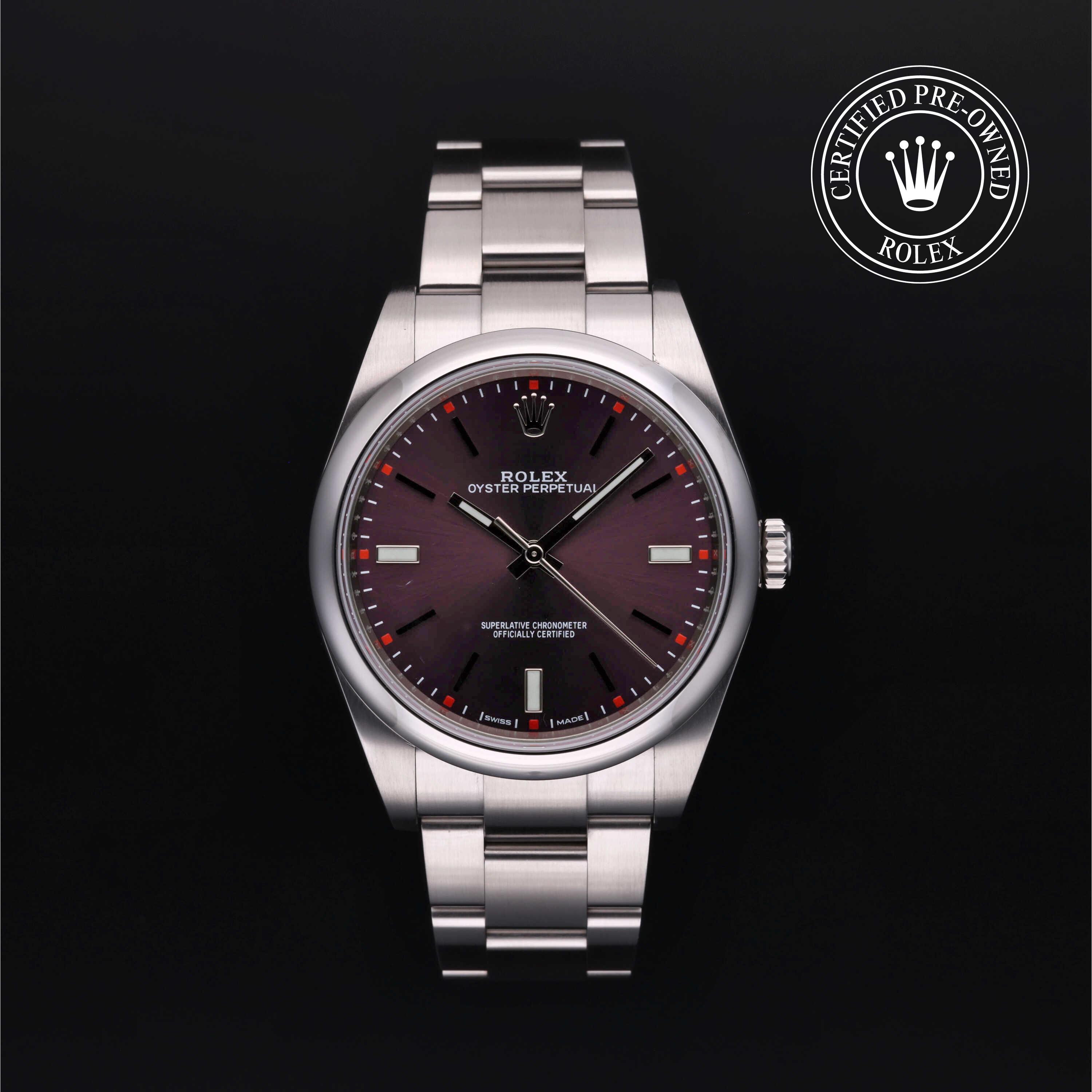 Rolex Certified Pre-Owned Watch Oyster Perpetual 39