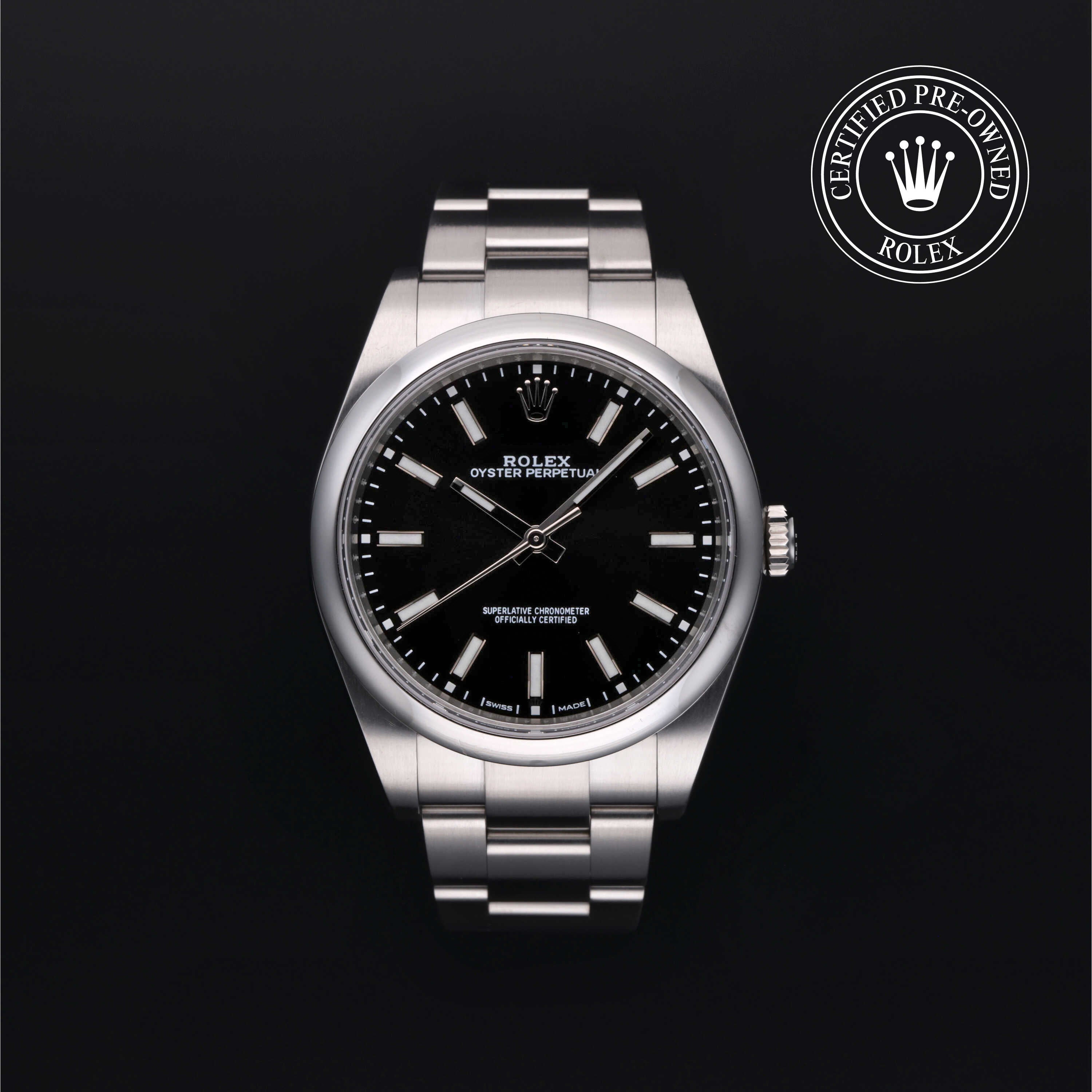 Rolex Certified Pre-Owned Watch Oyster Perpetual 39