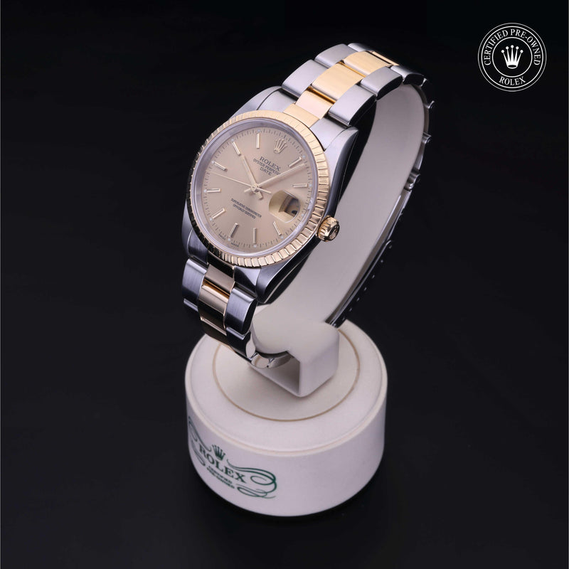 Rolex Certified Pre-Owned Watch Oyster Perpetual Date 34