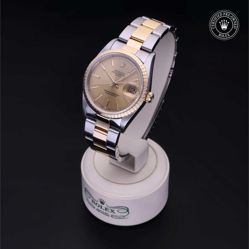 Rolex Certified Pre-Owned Watch Oyster Perpetual Date 34