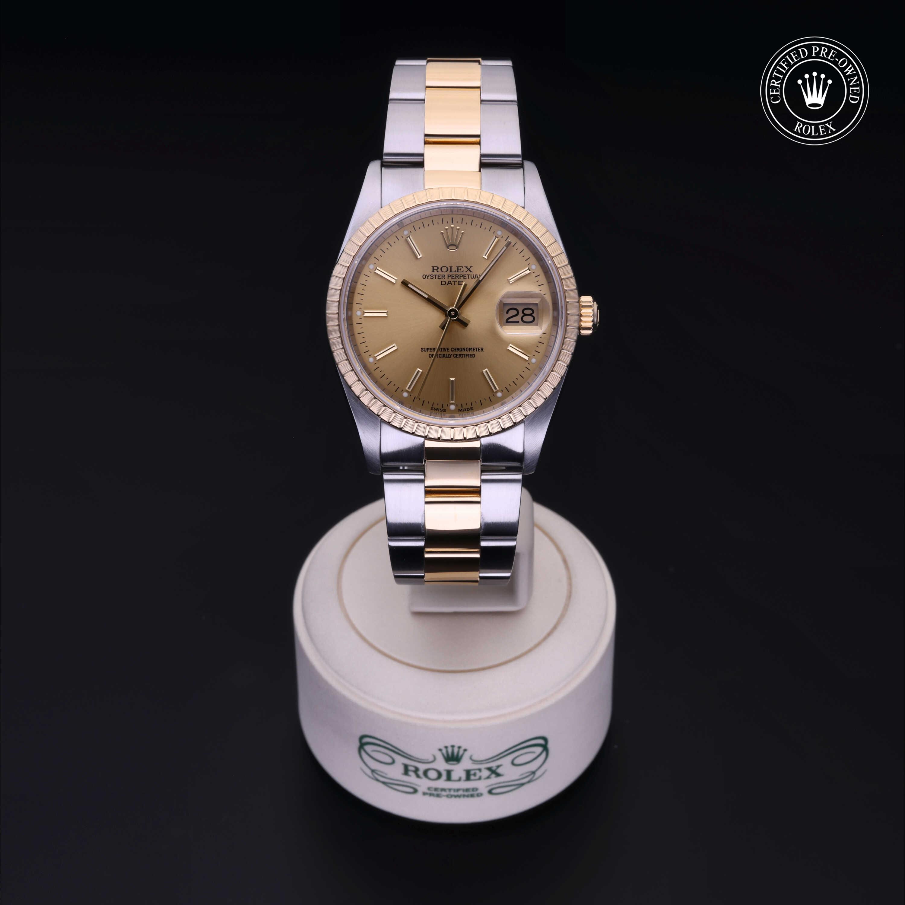 Rolex Certified Pre-Owned Watch Oyster Perpetual Date 34