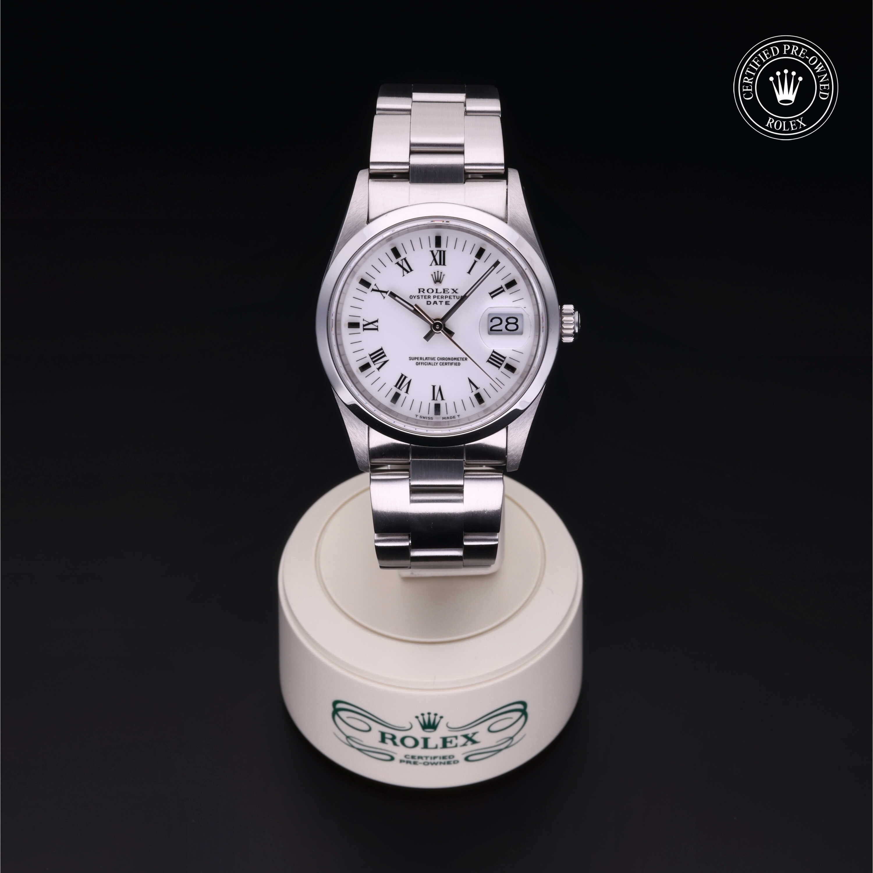 Rolex Certified Pre-Owned Watch Oyster Perpetual Date 34