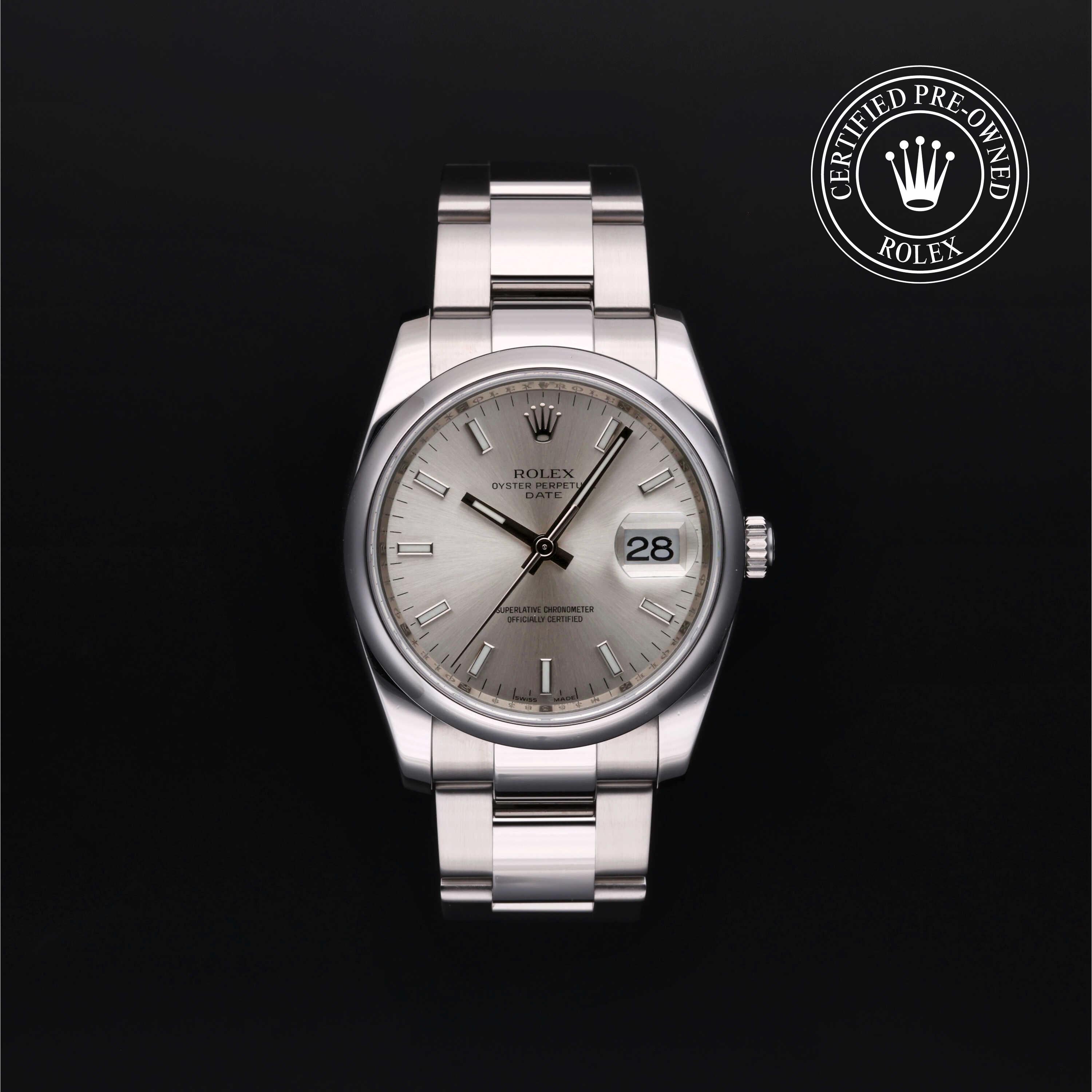Rolex Certified Pre-Owned Watch Oyster Perpetual Date 34