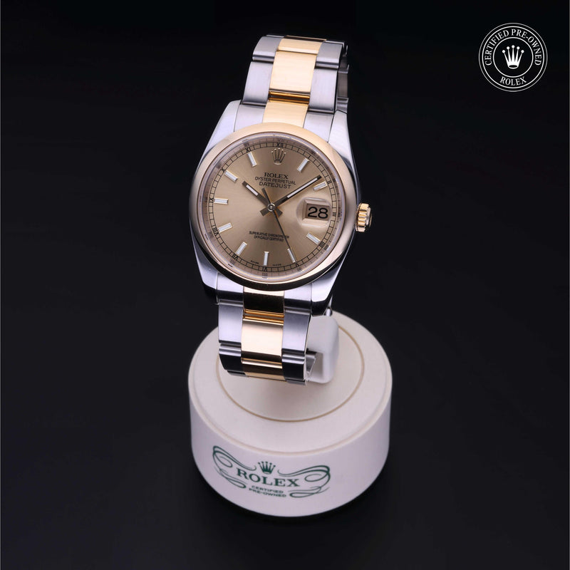 Rolex Certified Pre-Owned Watch Oyster Perpetual Datejust 36