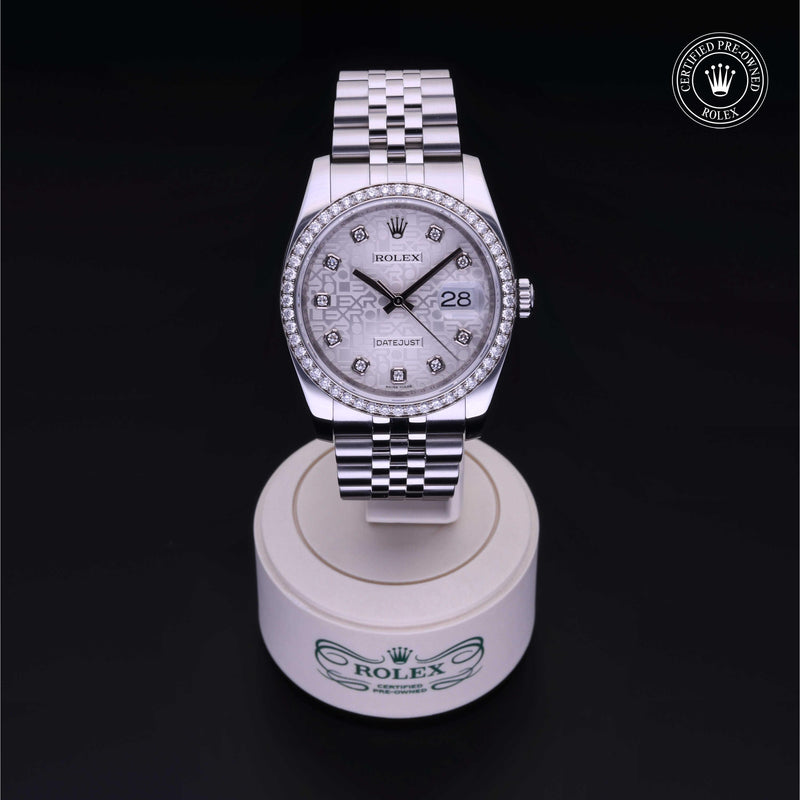 Rolex Certified Pre-Owned Watch Oyster Perpetual Datejust 36