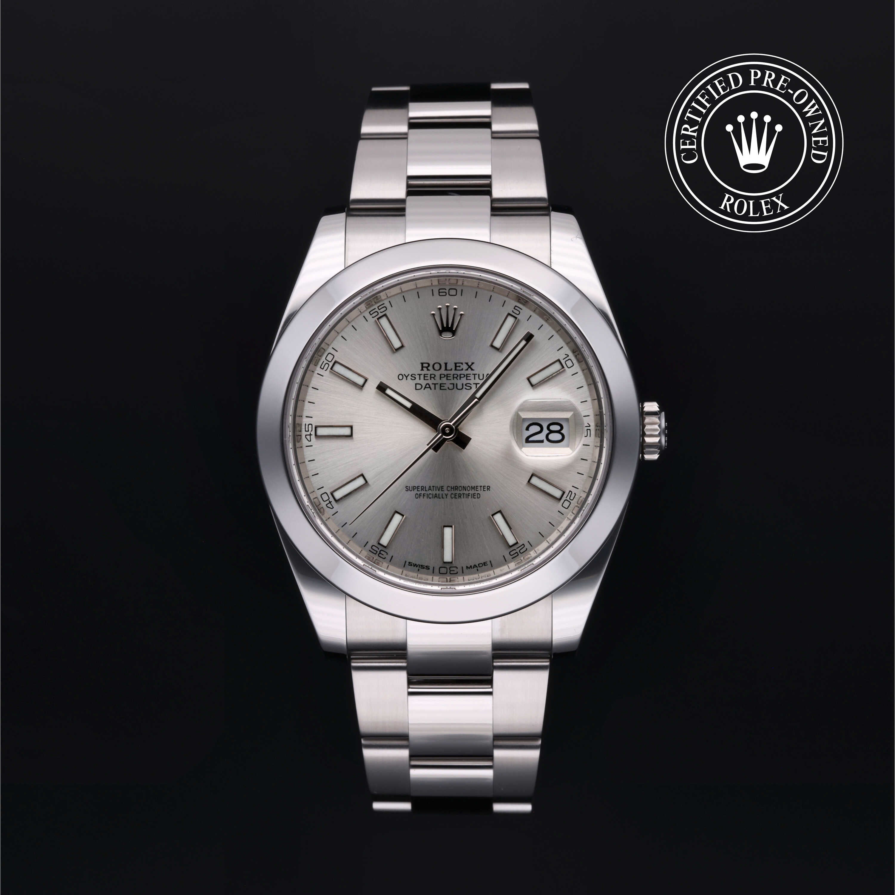 Rolex Certified Pre-Owned Watch Oyster Perpetual Datejust 41
