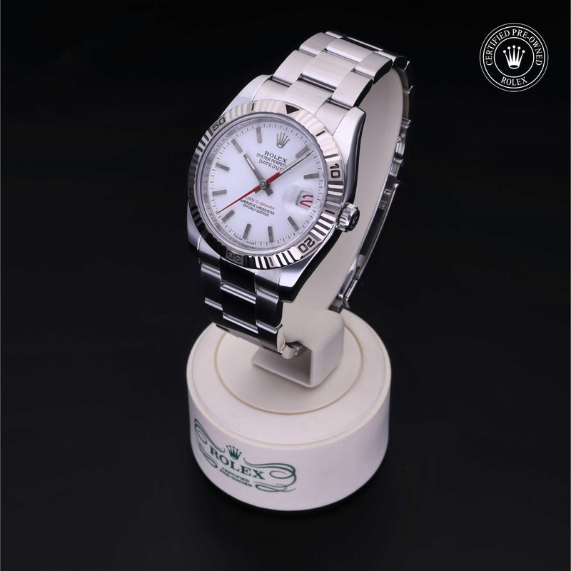 Rolex Certified Pre-Owned Watch Oyster Perpetual Datejust Turn-O-Graph 36