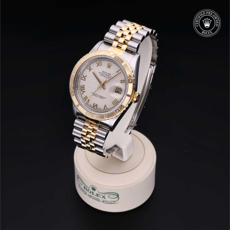 Rolex Certified Pre-Owned Watch Oyster Perpetual Datejust Turn-O-Graph 36