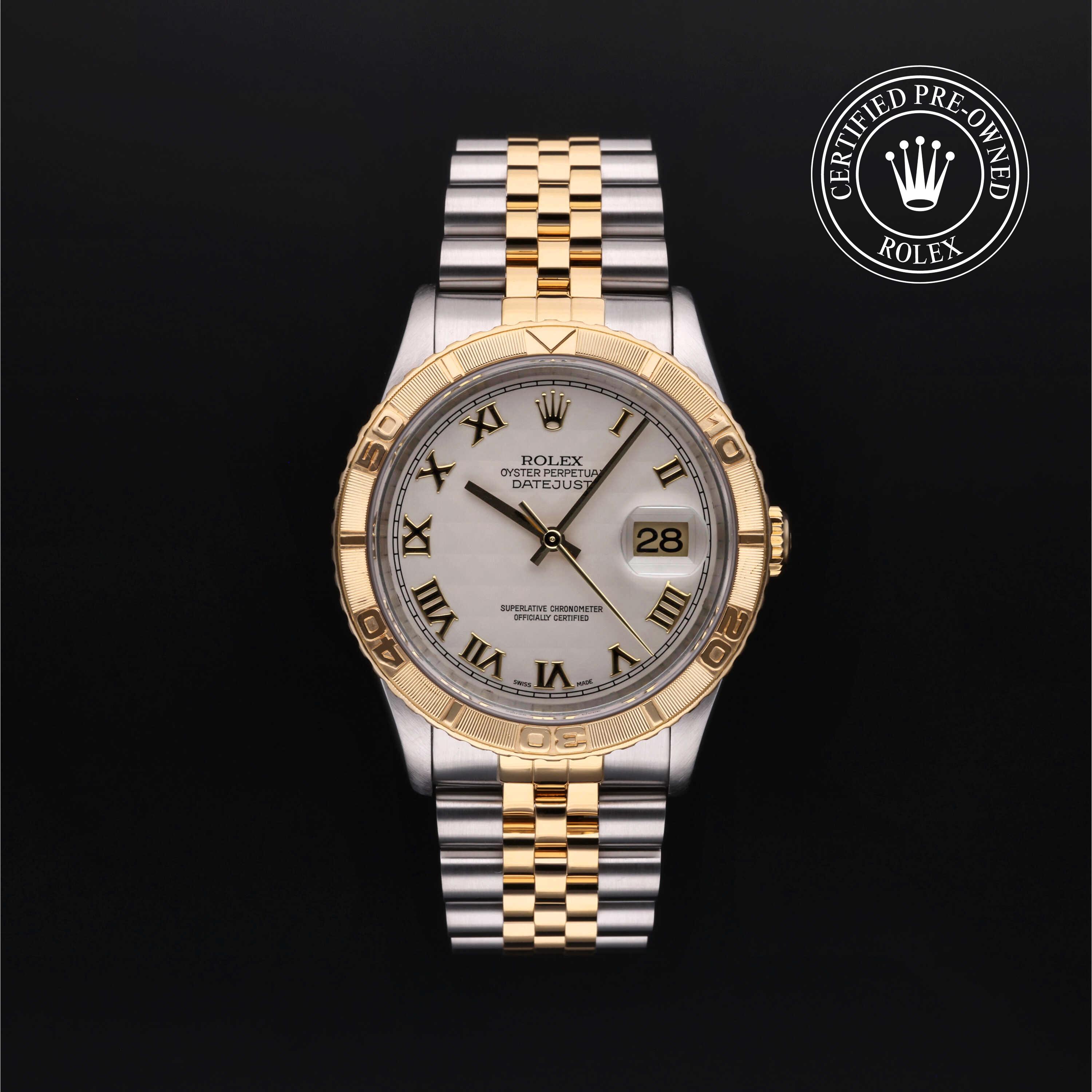 Rolex Certified Pre-Owned Watch Oyster Perpetual Datejust Turn-O-Graph 36
