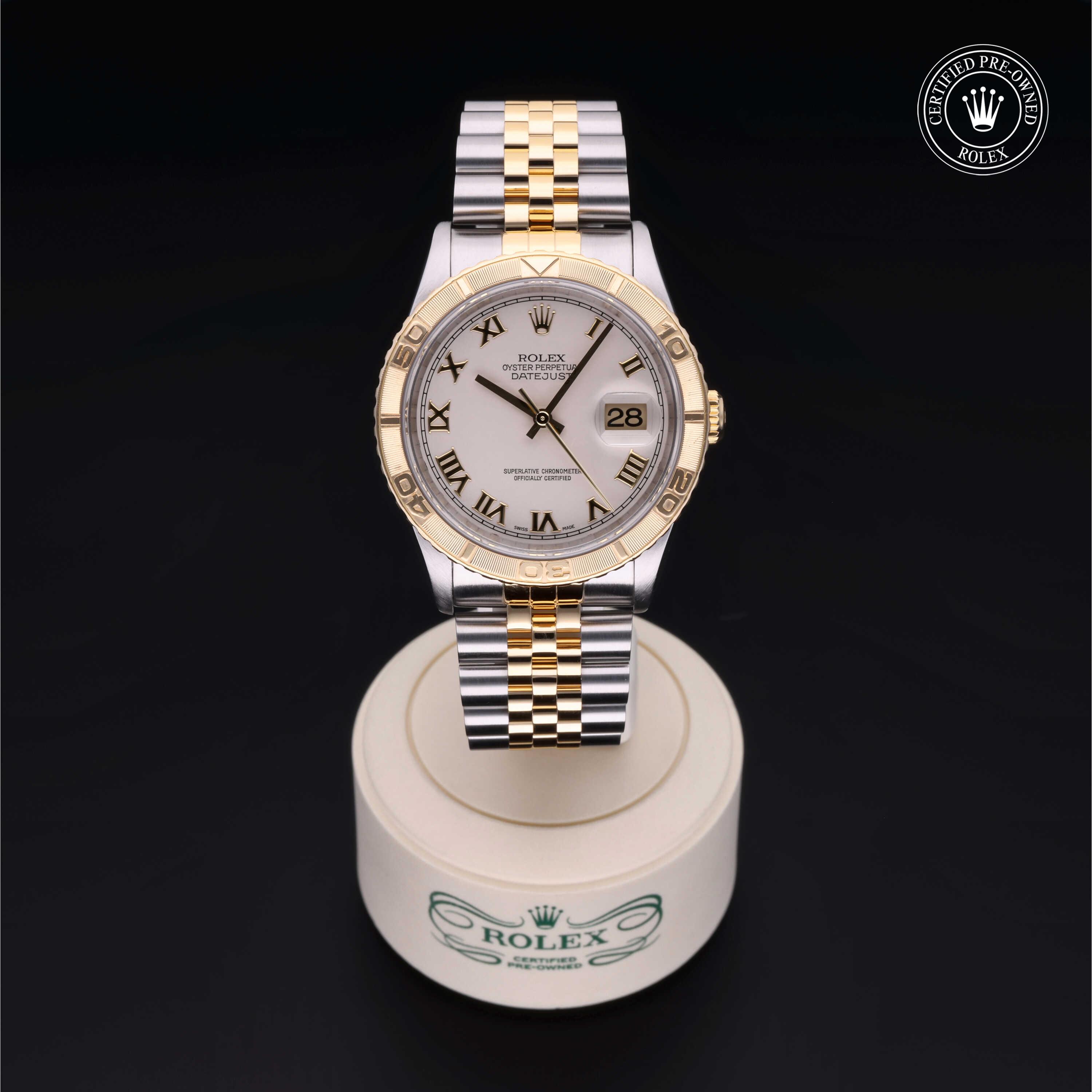 Rolex Certified Pre-Owned Watch Oyster Perpetual Datejust Turn-O-Graph 36