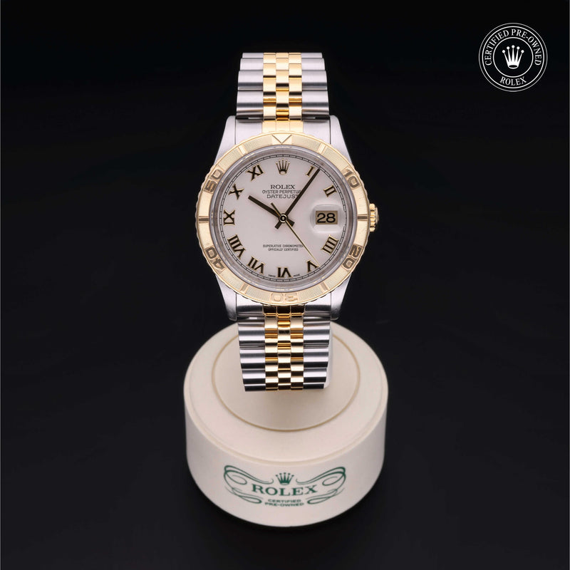 Rolex Certified Pre-Owned Watch Oyster Perpetual Datejust Turn-O-Graph 36